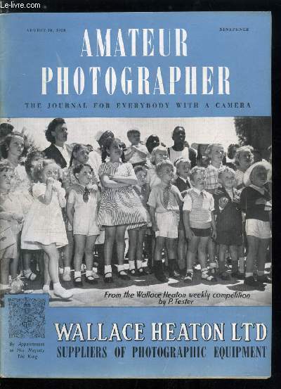 Amateur photographer n 3225 - Why cameras are dear, Photography of flying displays by Peter Bayly, A dairy in pictures by H.T. Heywood, Wait for it by Frank Harris, A simple range finder mounting by C.A. Oldroyd, How I make my exhibition pictures
