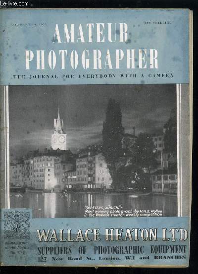 Amateur photographer n 3297 - Let's use a table-top by C.C. Evans, Direct your pictures by John Blaxland, How I make my exhibition picture by H.T. Seignior, Bright winter days by Charles R. Denton, Simple two-colour photography by T. Thorne Baker