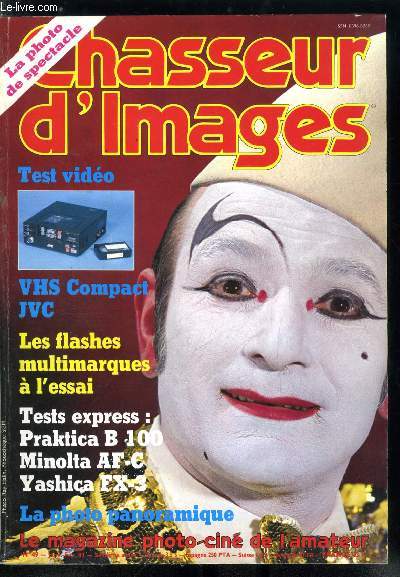 Chasseur d'images n 49 - Rtrospective 82, Jean Rat'pazune, Le Yashica FX-3, Le praktica B 100, Le Minolta AF-C, Les flashes multimarqures a l'essai, La photo panoramique, Philippe Colignon et la photo de danse, La photo au thatre