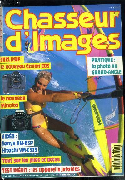 Chasseur d'images n 115 - Dossier : maitrisez vos flashes, Gadget ou gag-jette ? Le boom des jetables, Comparatif : 9 compacts tests, Scoop rtro : le saut de lgende de Bob Beamon, Leon : tout sur le grand angulaire, Dossier pro : Guy Brochot