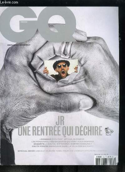 GQ n 133 - En couverture : JR, L'actrice Hafsia Herzi passe derrire la camra, avec brio, Six oeuvres qui nous ont charms ou bousculs en cette rentre, Ivan Jablonka interroge la condition masculine dans son dernier essai, Balade touristico-chic