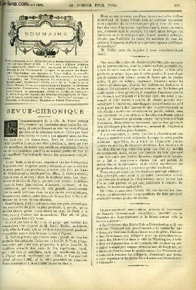 La science pour tous n 32 - La formation de la terre vgtale par l'action des vers (suite et fin), Une visite a l'cole normale de gymnastique (suite et fin), L'usage de l'opium, L'orgue, Vaporisation des mtaux, La liane rglisse et son effet