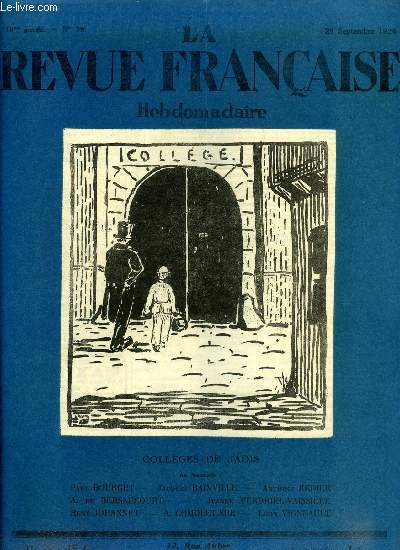 La revue franaise n 39 - Le soleil par Jeanne Perdriel-Vaissire, Lettres a ma fille par M. Comolet Sue, Les russes en France, dans la zone rouge par Georges Suarez et Raymond Millet, Marcel Azas par Asmode, Le centenaire d'un roi mconnu : Louis