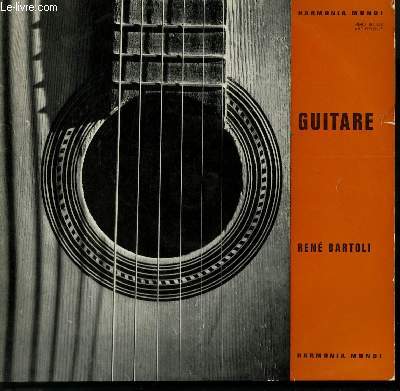 DISQUE VINYLE 33T GUITARE: PRELUDE, SARABANDE ET GAVOTTE DE J.S. BACH / ETUDE ET DEUX MENUETS DE F. SOR / RECUERDOS DE LA ALHMBRA, ADELITA ET LAGRIMA DE FR. TARREGA / ASTURIAS DE ALBENIZ / PRELUDE N1 DE H. VILLA - LOBOS.