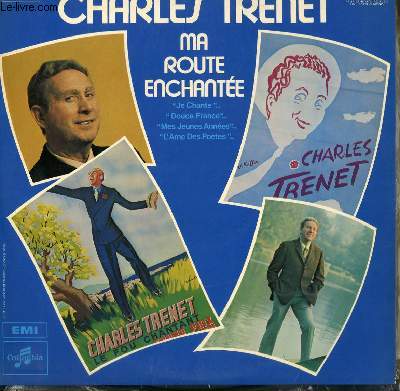 2 DISQUES VINYLE 33T MA ROUTE ENCHANTEE / JE CHANTE / DOUCE FRANCE / MES JEUNES ANNEES / L'AME DES POETES / VERLAINE / MENILMONTANT / REVOIR PARIS / LA POLKA DU ROI / EN CE TEMPS LA / BOUM / LA MER / LA JOLIE SARDANE....