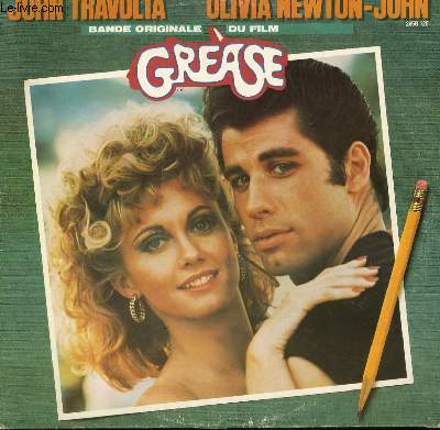 2 DISQUES VINYLE 33T BANDE ORIGINALE DU FILM GREASE / SUMMER NIGHTS / SANDY / LOOK AT ME I'M SANDRA DEE / BLUE MOON / MOONING / FREDDY MY LOVE / WE GO TOGETHER / YOU'RE THE ONE THAT I WANT ....