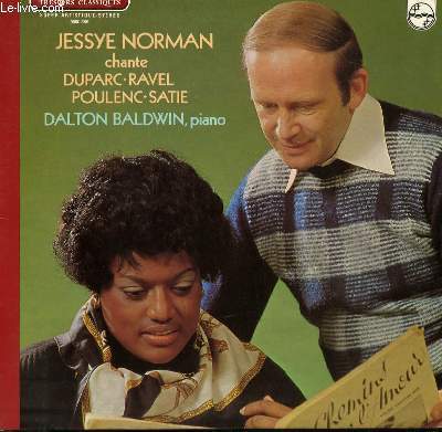 DISQUE VINYLE 33T CHANTE DUPARC /RAVEL / POULENC / SATIE.