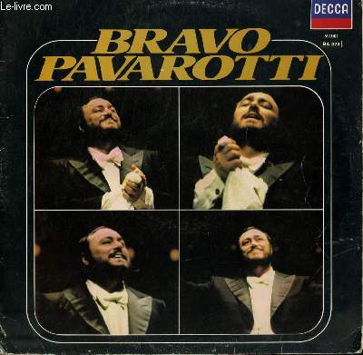 2 DISQUES VINYLE 33T BRAVO PAVAROTTI / CHI MI FRENA / TU CHE A DIO / AH! MES AMIS / E LUCEVAN / INGEMISCO....