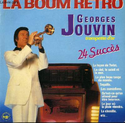 DISQUE VINYLE 33T LA BOUM RETRO 24 SUCCES A LA TROMPETTE / LA LECON DE TWIST / LE CIEL, LE SOLEIL ET LA MER / LE PLUS BEAU TANGO DU MONDE / TEQUILA / LES COMEDIENS / LE JOUR OU LA PLUIE VIENDRA...