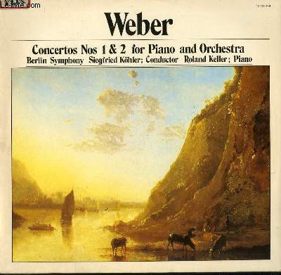 DISQUE VINYLE 33T CONCERTOS N1 ET 2 POUR PIANO ET ORCHESTRE. PAR L'ORCHESTRE SYMPHONIQUE DE BERLIN SOUS LA DIRECTION DE SIEGFRIED KOLHER.