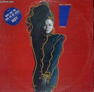 DISQUE VINYLE 33T CONTROL / NASTY / WHAT HAVE YOU DONE FOR ME LATELY / YOU CAN BE MINE / THE PLEASURE PRINCIPAL / WHEN I THINK OF YOU / HE DOESN'T KNOW I'M ALIVE / LET4S WAIT AWHILE / FUNNY HOW TIME FLIES.
