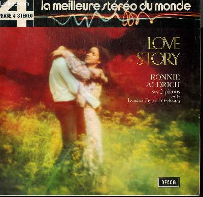 DISQUE VINYLE 33T LOVE STORY. IT'S IMPOSSIBLE / ROSE GARDEN / MY SWEET LORD / CANDIDA / WHAT IS LIFE / AMAZING GRACE / WOODSTOCK / MY SWEET LORD / MR BOJANGLES / I THINK I LOVE YOU....