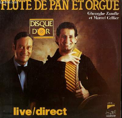 DISQUE VINYLE 33T FLTE DE PAN ET ORGUE. BALADA SARPELUI / DOINA DE LA DOMASNEA / DOINA DIN JEBEL / JOC DIN OAS / DOINA SUS PE CULMEA DEALULUI / DOINA OLTULUI...