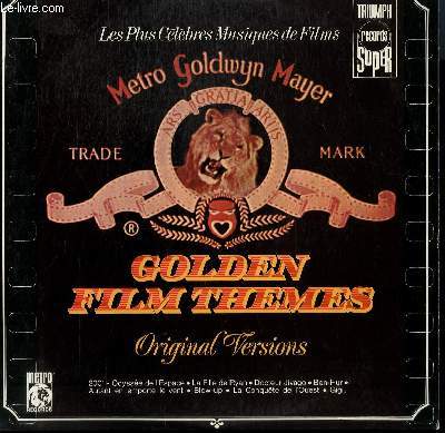 2 DISQUES VINYLE 33T LES PLUS CELEBRES MUSIQUES DE FILM DE LA MGM. 2001 ODYSEE DE L'ESPACE / LA FILLE DE RYAN / DOCTEUR JIVAGO / AUTANT EN EMPORTE LE VENT / LE CID / LA BIBLE / LA CONQUETE DE L'OUEST / GIGI / LE CANARI JAUNE / THE DEADLY AFFAIR ...