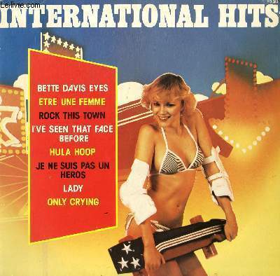 DISQUE VINYLE 33T  BETTE DAVIES EYES / ETRE UNE FEMME / ROCK THIS TOWN / LADY / WALLY'S REGGAE / I4VE SEEN THAT FACE BEFORE / HULA HOOP / ONLY CRYING / JE NE SUIS PAS UN HEROS / LET MAKE THE SUNSHINE.