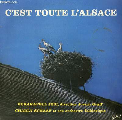 2 DISQUES VINYLE 33T C'EST TOUT L'ALSACE. MARCHE DES BIERES D'ALSACE / RIQUEWHIR / DE VIGNE EN VERRE / LES ROSIERS / A MON ALSACE / L'AMI FRITZ / BELLE MADELAINE / VIVE LA CLASSE / ICI STRASBOURG / VALLEES ET MONTAGNES / ALSACE POLKA/FETE DES CONSCRITS...