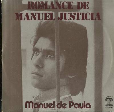 DISQUE VINYLE 33T / ROMANCE DE MANUEL JUSTICIA de ANTONIA ATIENZA