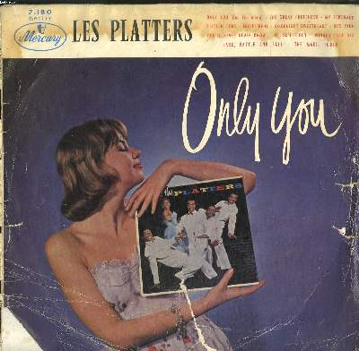 DISQUE VINYLE 33T / ONLY YOU / ONLY YOU AND YOU ALONE / THE GREAT PRETENDER / MY SERENADE / SIXTEEN TONS...