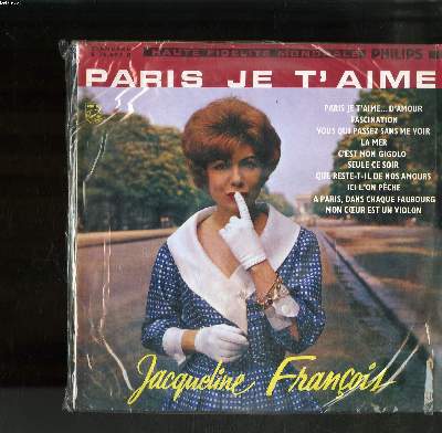 DISQUE VINYLE 33T PETIT FORMAT / N9 PARIS JE T'AIME / FASCINATION / VOUS QUI PASSEZ ME VOIR / LE MER / C'EST MON GIGOLO...