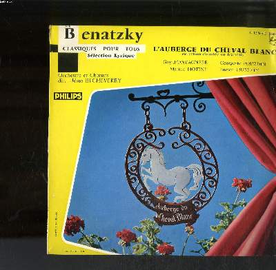 DISQUE VINYLE 33T PETIT FORMAT / L'AUBERGE DU CHEVAL BLANC (SELECTION CHANTEE EN FRANCAIS) / ORCHESTRE ET CHOEURS DIRIGES PAR JESUS ETCHEVERRY