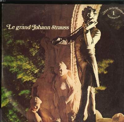 DISQUE VINYLE 33T / LE GRAND JOHANN STRAUSS / LE BEAU DANUBE BLEU / HISTOIRES DE LA FORET VIENNOISE / VALSE DE L'EMPEREUR / ROSES DU SUD ACCELERATION WALTZ...