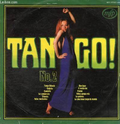 DISQUE VINYLE 33T TANGO CHINOIS, VIOLETTA, CAMINITO, LA CUMPARSISTA, SILENCIO, ADIOS MUCHACHOS, DON JUAN, A MEDIA LUZ, POEMA, ADIOS PAMPA MIA, MLA PALOMA, LE PLUS BEAU TANGO DU MONDE.