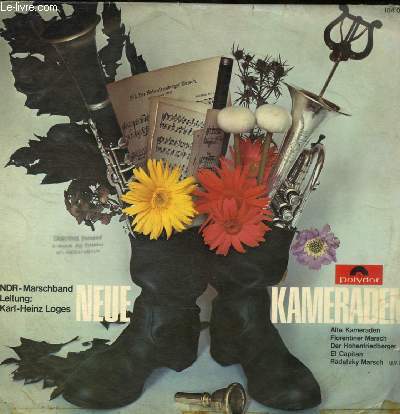 DISQUE VINYLE 33T ALTE KAMERADEN, WASHINGTON POST, FLORENTINER MARSCH, MILITARMARSCH, EL CAPITAN, RADETZKY MARSCH, ANKER AUF.