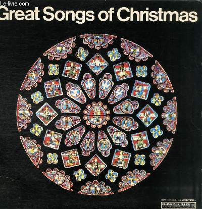 DISQUE VINYLE 33T THE HAPPIEST CHRISTMAS, SECRET OF CHRISTMAS, TWELVE DAYS OF CHRISTMAS, THE FIRS NOEL, O HOLY NIGHT, WINTER WONDERLAND, O LITTLE TOWN OF BETHLEHEM, PANNIS ANGELICUS, JINGLE BELLS, O SANCTISSIMA, A CHRISTMAS TALE FOR CHILDREN.