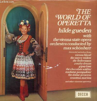 DISQUE VINYLE 33T THE WORLD OF OPERETTA.