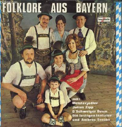 DISQUE VINYLE 33T POLKA DU CHEF, A LA FERME, FETE AU VILLAGE, QUAND JE CHANTE JE SUIS HEUREUX, FOLKLORE WALZER, AMBROS SEELOS, POLKA DE LA BIERE, DANSE DE SCHUHPLATTLER, TYROLIENNE, SOLO DU TROMBONE, ETOILE DES NEIGES, LE PECHEUR.