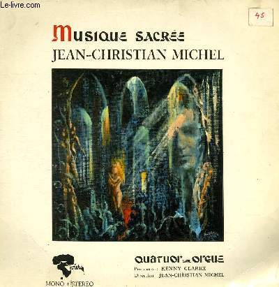 DISQUE VINYLE 33T TRIO DE BACH, PSAUME, INVENTION, ANGELUS, APOCALYPSIS, AQUA SANCTA, PETITE FUGUE, CHORAL: SPIRITUS ALTER, PRELUDE.