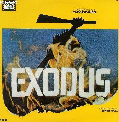DISQUE VINYLE 33T THEME FROM EXODUS, SUMMER IN CYPRUS, ESCAPE, ARI, KAREN, VALLEY OF JEZREEL, FIGHT FOR SURVIVAL, IN JERUSALEMN, THE BROTHERS, CONSPIRACY, PRISON BREAK, DAWN, FIGHT FOR PEACE.