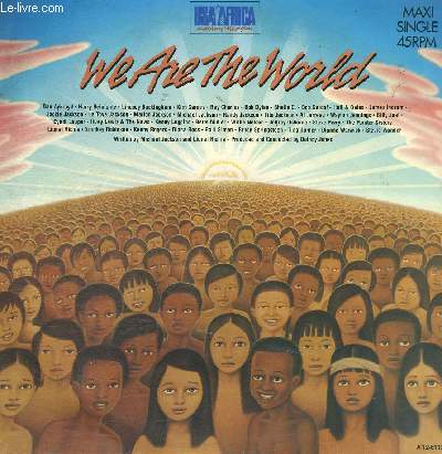 DISQUE VINYLE 33T WE ARE THE WORLD, GRACE.
