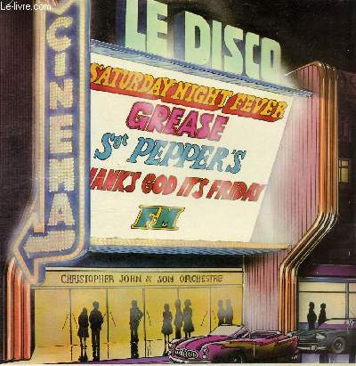 DISQUE VINYLE 33T HOW DEEP IS YOUR LOVE, SUMMER NIGHTS, GREASE, STAYIN'ALIVE, I WANT YOU, HERE COMES THE GUN, YOU'ES THE ONE THAT I WANT, THANK GOD IT'S FRIDAY, GOOD NMORNING GOOD MORNING, WE GO TOGETHER, LIVINGSTONE SATURDAY NIGHT, SANDY.