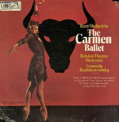 DISQUE VINYLE 33T THE CARMEN BALLET.