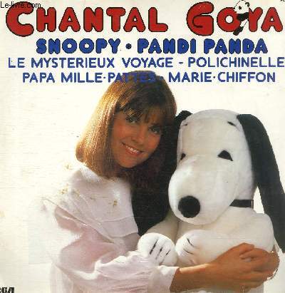 DISQUE VINYLE 33T SNOOPY, MA SIRENE, LOUP-LOUP, POLICHINELLE, NOUS IRONS DES DEMAIN, LE MYSTERIEUX VOYAGE, PANDI PANDA, MARIE-CHIFFON, POISSON D4AVRIL, QUAND ON S'EST PERDU, PAPA MILLE-PATTES.