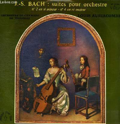 DISQUE VINYLE 33T 2E SUITE EN SI MINEUR, 4E SUITE EN RE MAJEUR.