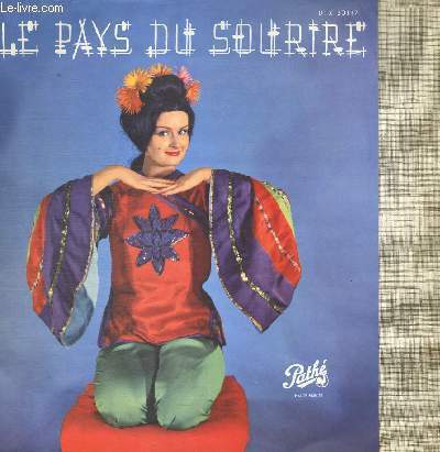 DISQUE VINYLE 33T LE PAYS DU SOURIRE.