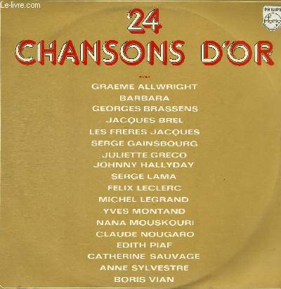 DISQUE VINYLE 33T DISQUE 1: LA NON-DEMANDE EN MARIAGE PAR GEORGES BRASSENS, O TOULOUSE PAR CLAUDE NOUGARO, GOTTINGEN PAR BARBARA, SUZANNE PAR GRAEME ALLWRIGHT. DISQUE 2: L'AIGLE NOIR DEDIE A LAURENCE PAR BARBARA, NE ME QUITTE PAS PAR JACQUES BREL....