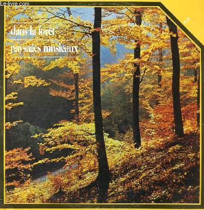 DISQUE VINYLE 33T DANS LA FORET, PAYSAGES MUSICAUX.