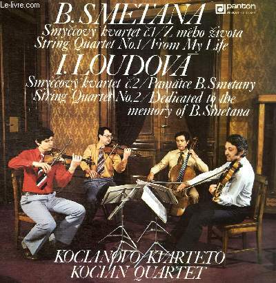 DISQUE VINYLE 33T KOCIANOVO KVARTETO KOCIAN QUARTET.