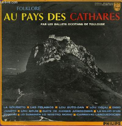 DISQUE VINYLE 33T AU PAYS DES CATHARES.