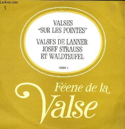 DISQUE VINYLE 33T VALSES 