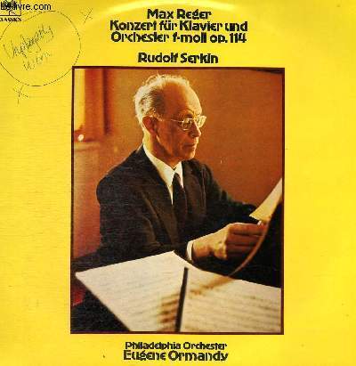 DISQUE VINYLE 33T PIANO CONCERTO IN F MINOR.