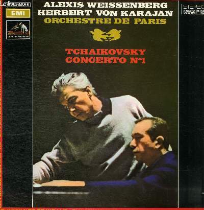 DISQUE VINYLE 33T CONCERTO N1 EN SI BEMOL MINEUR POUR PIANO ET ORCHESTRE.