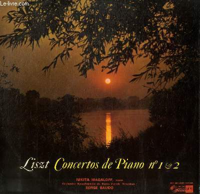 DISQUE VINYLE 33T CONCERTOS DE PIANO N1 & 2.