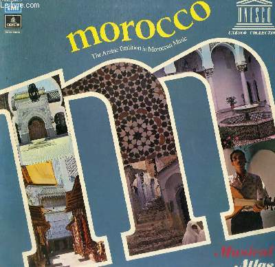 DISQUE VINYLE 33T THE ARABIS TRADITION IN MOROCCAN MUSIC.