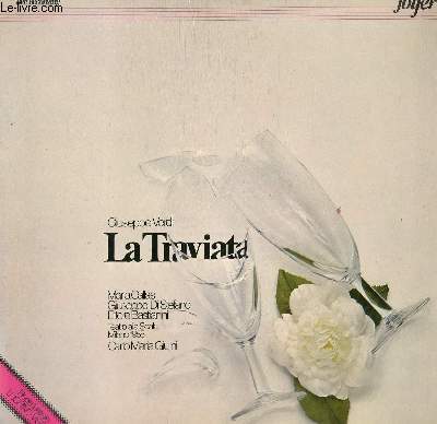 DISQUE VINYLE 33T LA TRAVIATA.