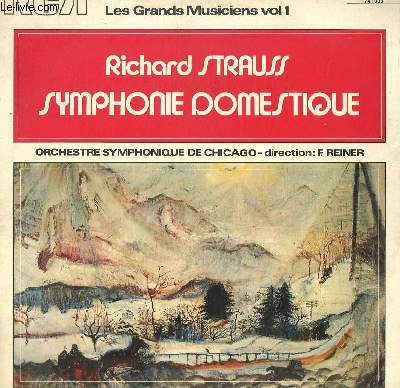 DISQUE VINYLE 33T SYMPHONIE DOMESTIQUE (2 PARTIE).