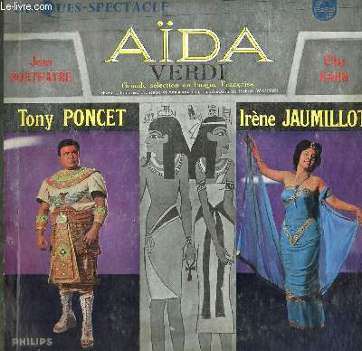 DISQUE VINYLE 33T AIDA.